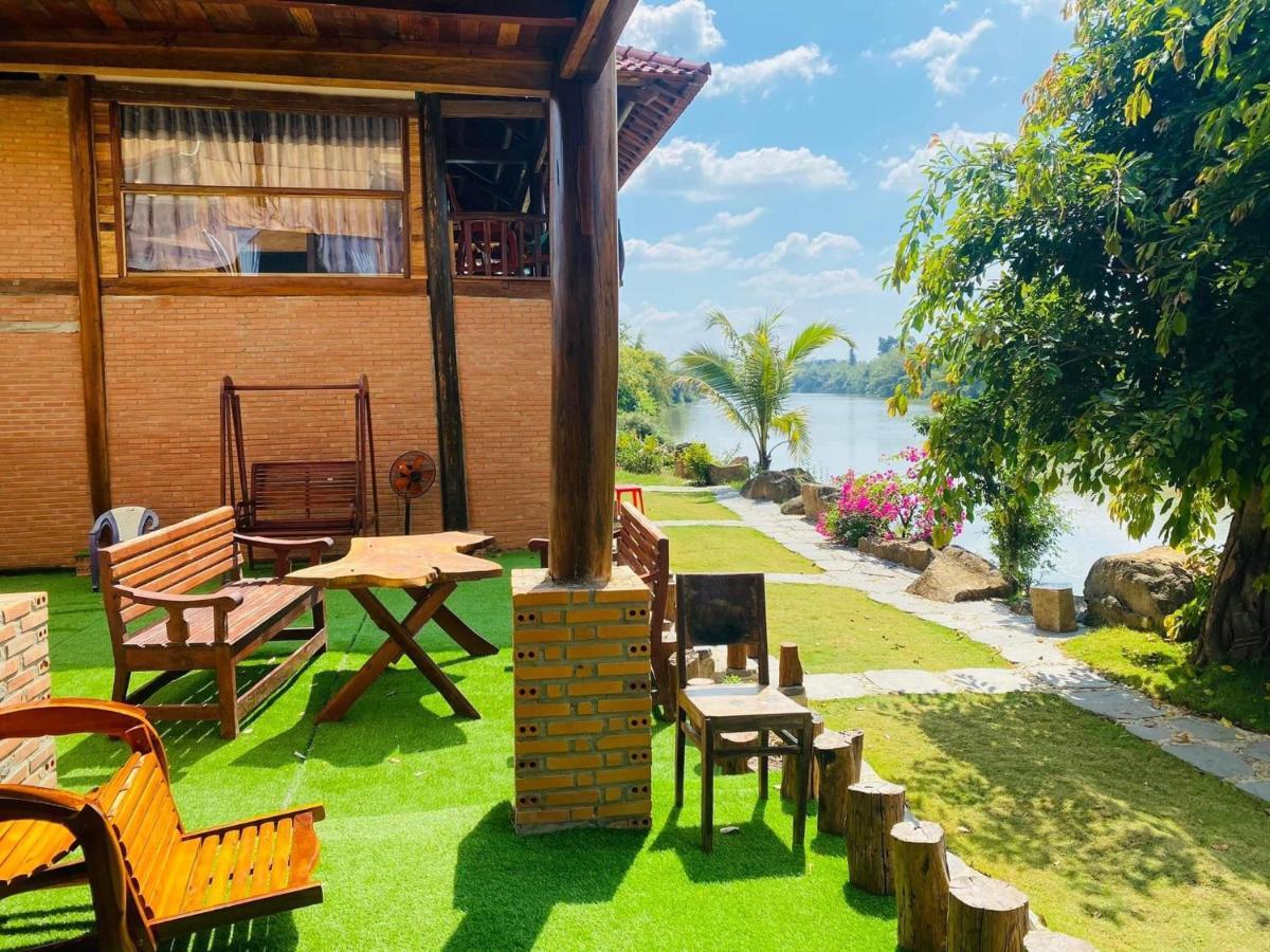 Green Bamboo Lodge Resort Cat Tien Bagian luar foto