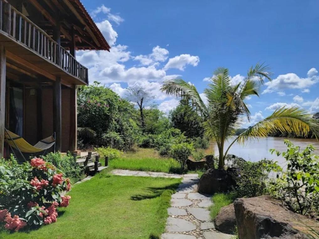 Green Bamboo Lodge Resort Cat Tien Bagian luar foto