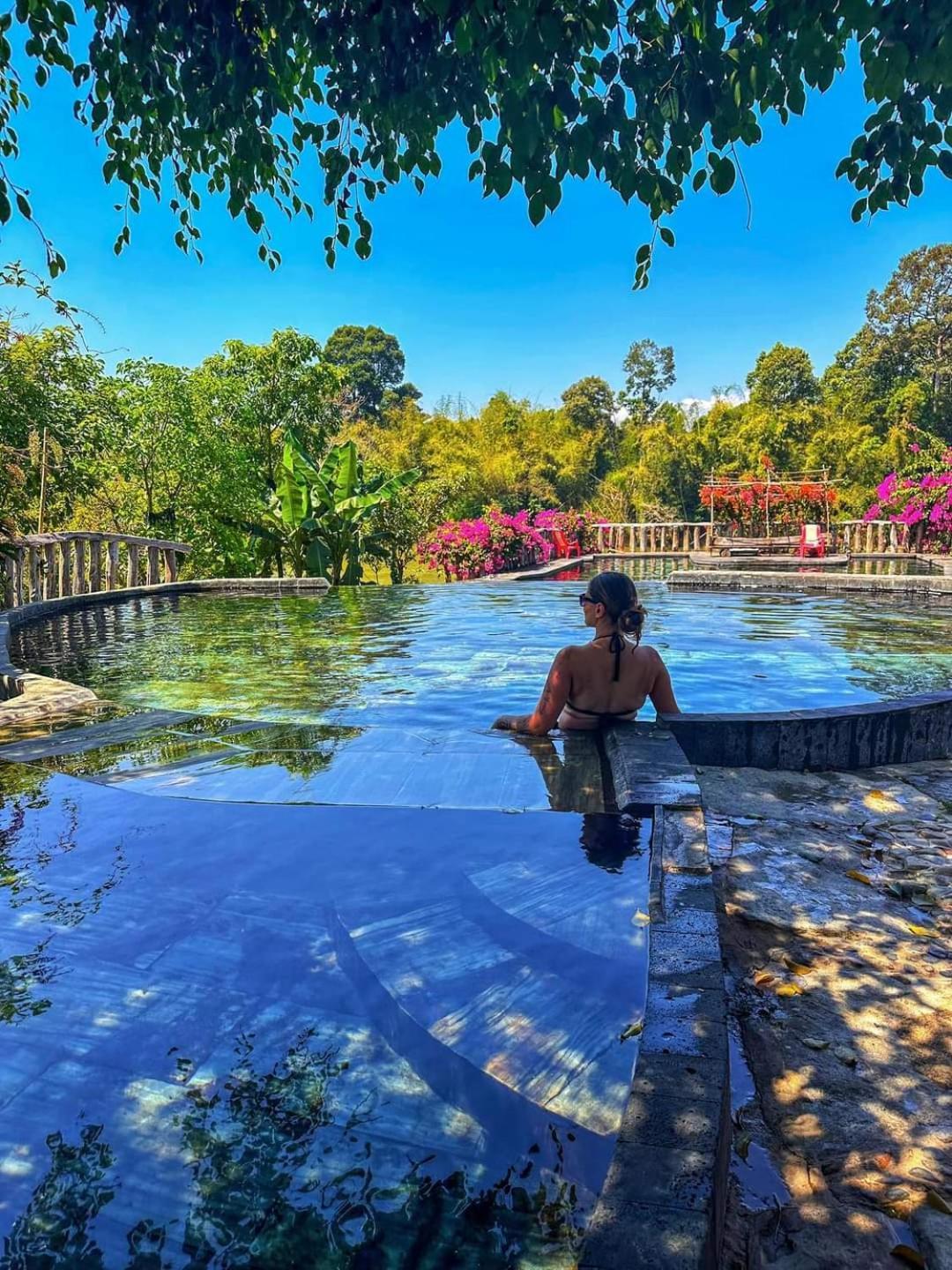 Green Bamboo Lodge Resort Cat Tien Bagian luar foto