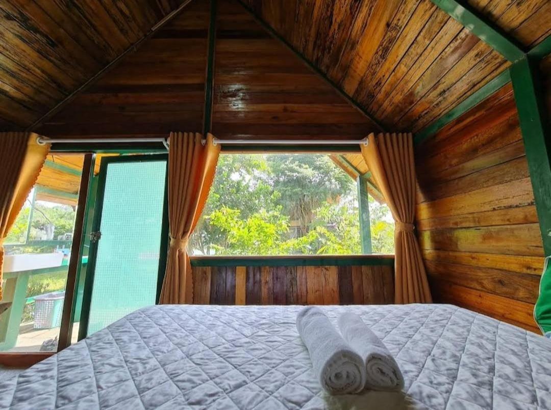 Green Bamboo Lodge Resort Cat Tien Bagian luar foto