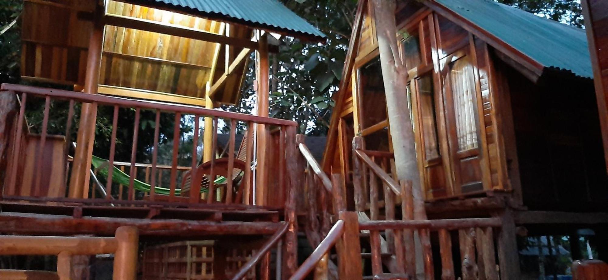 Green Bamboo Lodge Resort Cat Tien Bagian luar foto