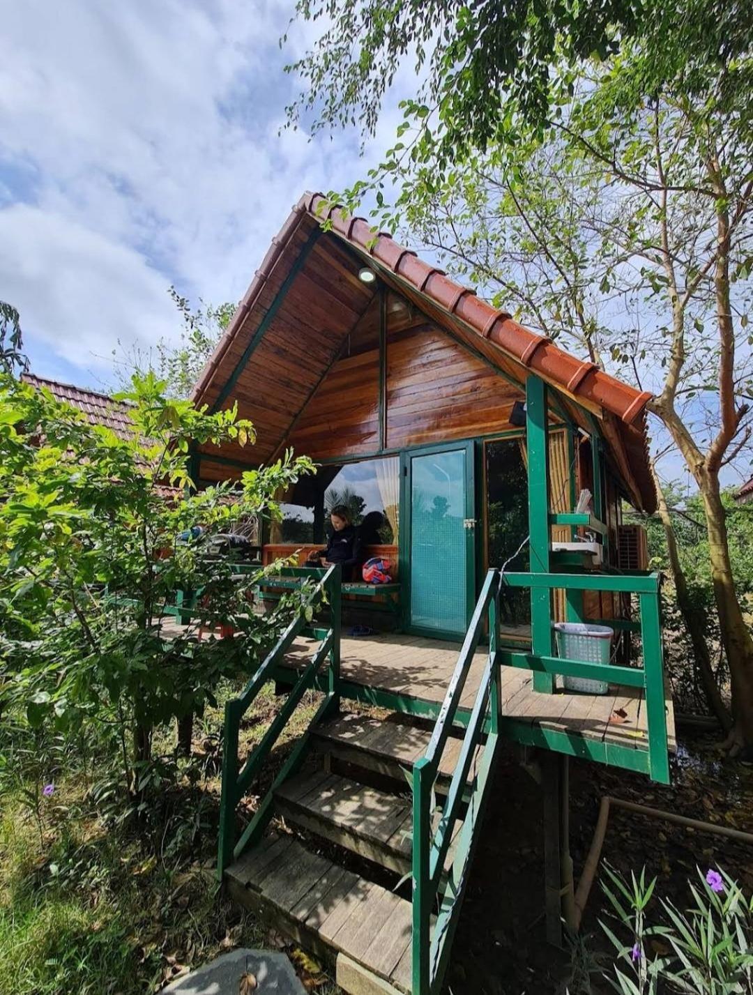 Green Bamboo Lodge Resort Cat Tien Bagian luar foto