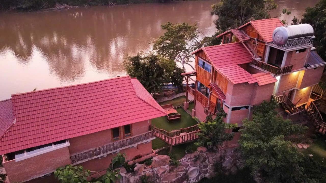 Green Bamboo Lodge Resort Cat Tien Bagian luar foto