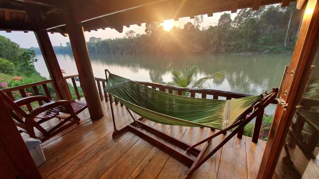 Green Bamboo Lodge Resort Cat Tien Bagian luar foto