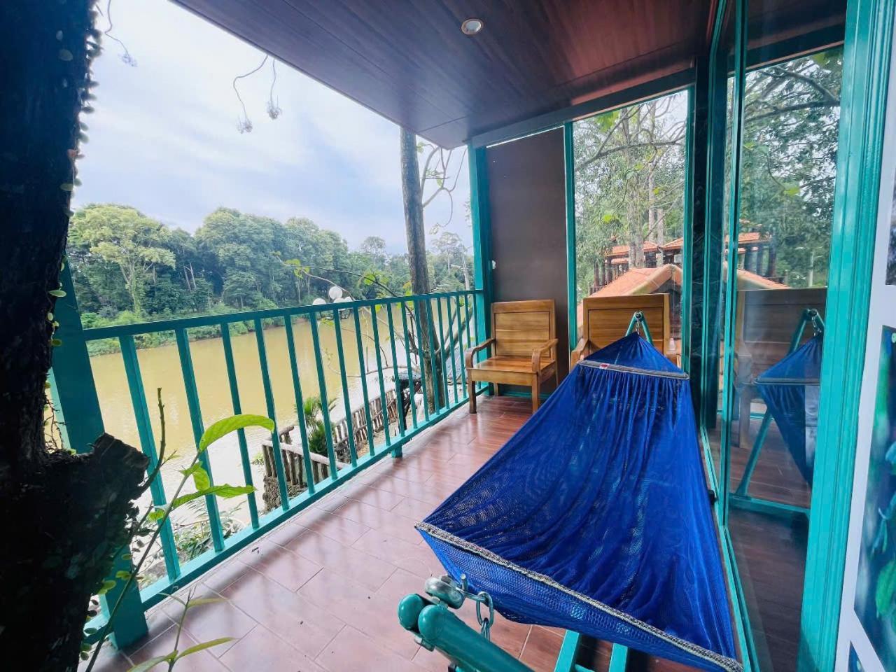 Green Bamboo Lodge Resort Cat Tien Bagian luar foto